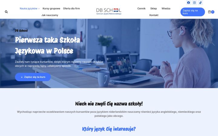 Screenshot του dbschool.pl