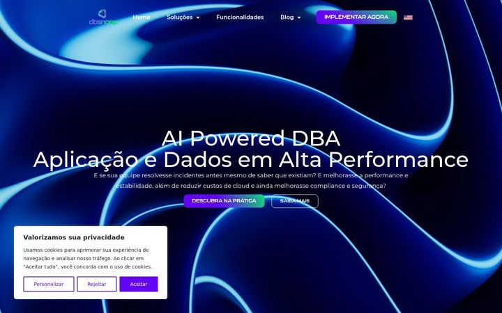 Екранна снимка на dbsnoop.com.br