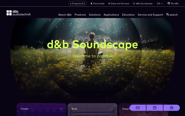 Screenshot of dbsoundscape.com