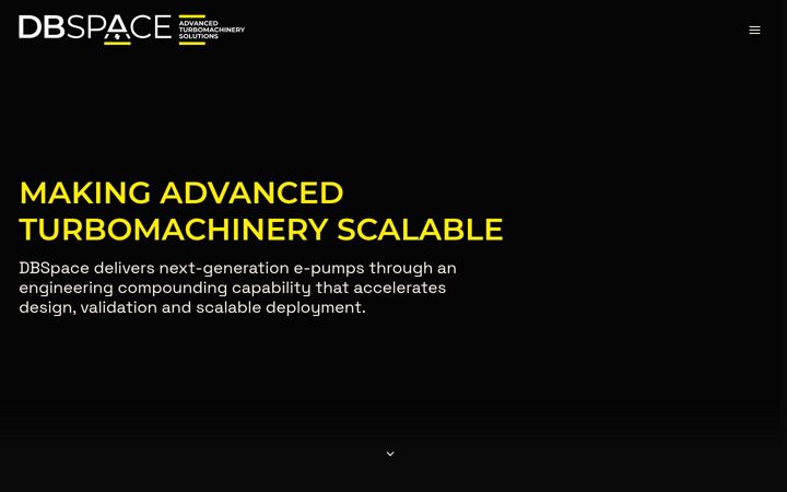 Screenshot of dbspace.technology