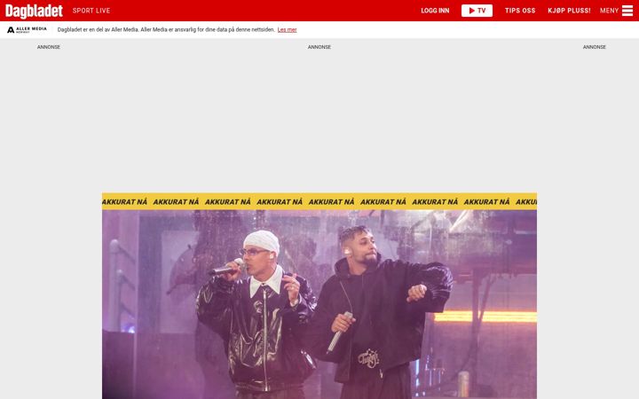 Screenshot of dbstatic.no