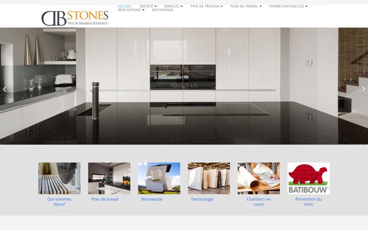 Screenshot of dbstones.be