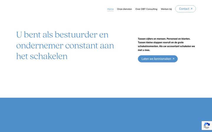 Screenshot of dbtconsulting.be