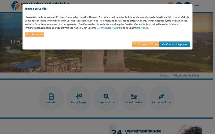 Screenshot of dbu-online.de