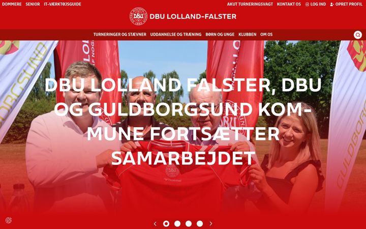 Screenshot of dbulolland-falster.dk