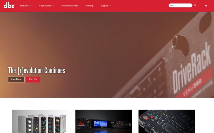 Screenshot of dbxpro.com