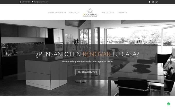 Screenshot of dc-contrac.com