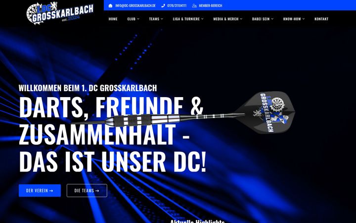 Screenshot of dc-grosskarlbach.2ix.de