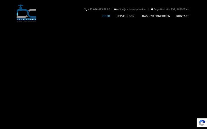 Screenshot of dc-haustechnik.at