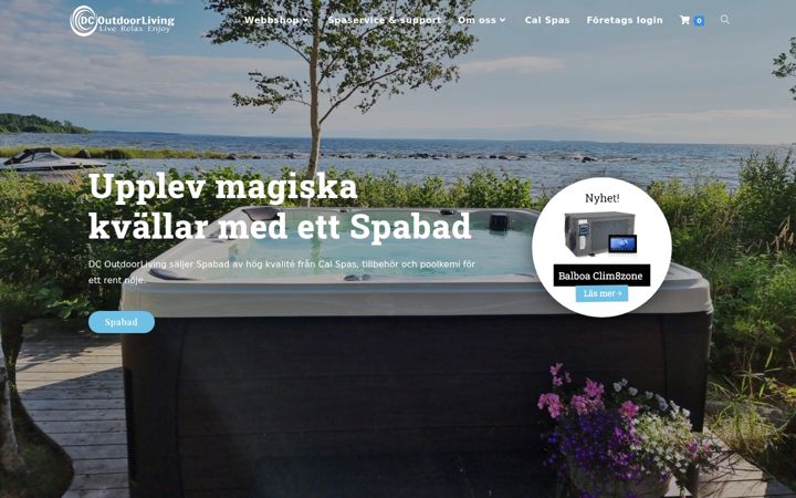 Captura de ecrã de dc-outdoorliving.se