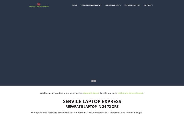 Ekrānuzņēmums no dc-service-laptop.ro
