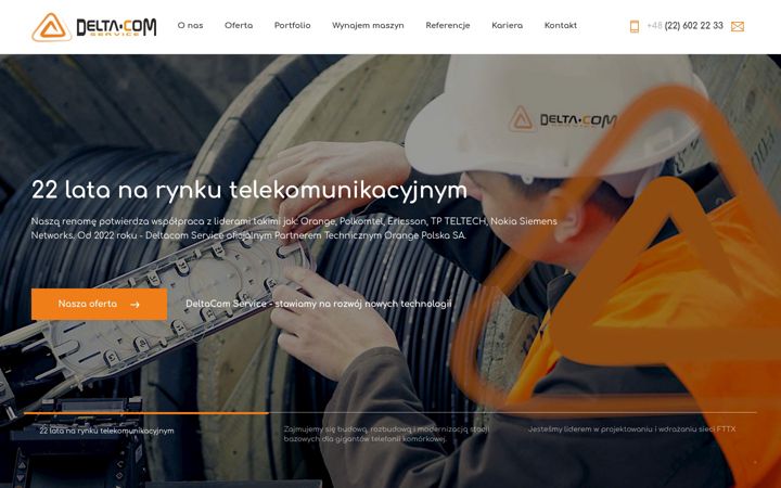 Screenshot van dc-service.pl