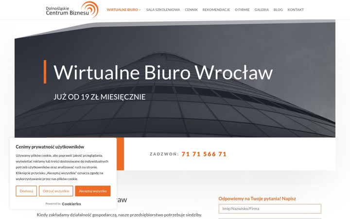 Screenshot van dc.biz.pl