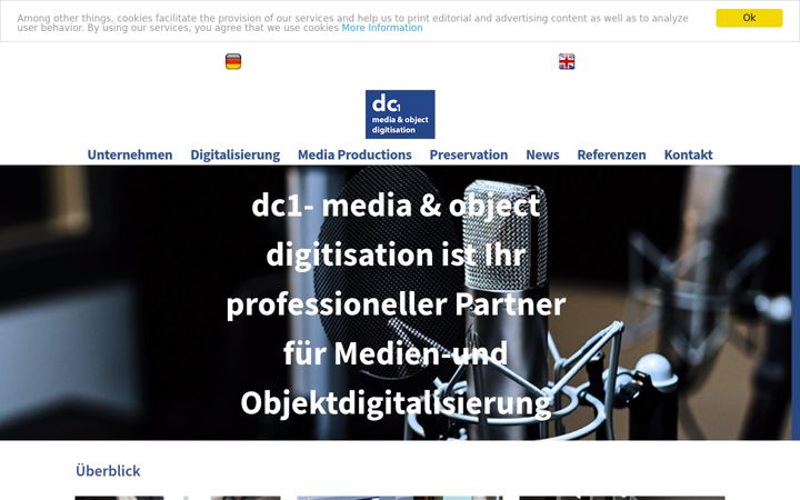 Screenshot of dc1-online.de