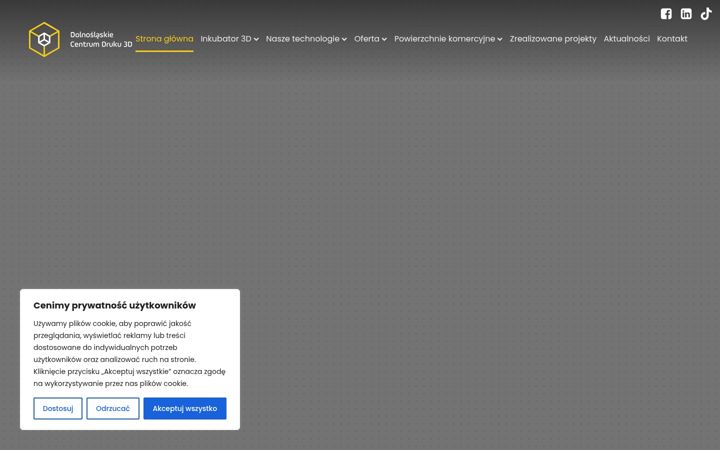 Screenshot van dc3d.pl