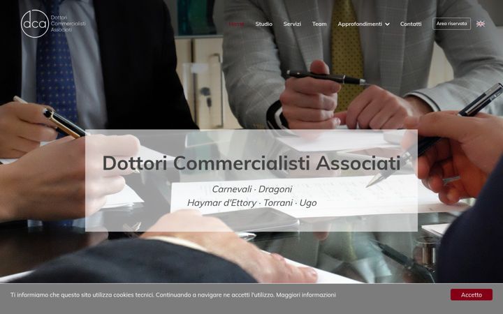 Screenshot of dca-italia.it