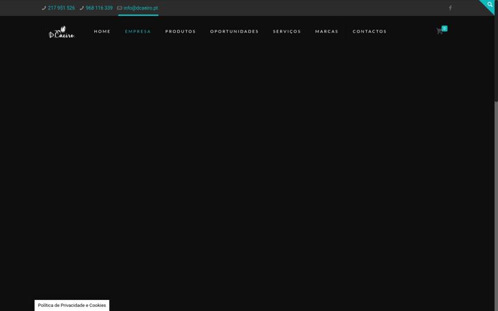 Screenshot of dcaeiro.pt