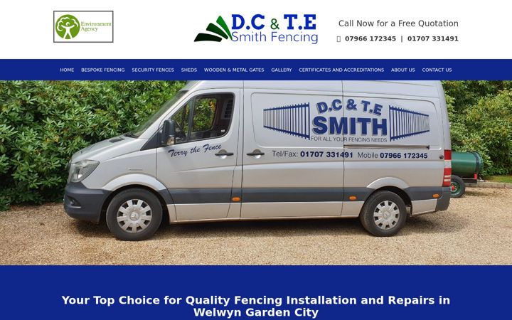 Screenshot of dcandtesmith.co.uk