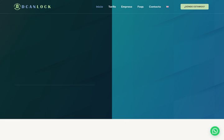 Screenshot of dcanlock.com