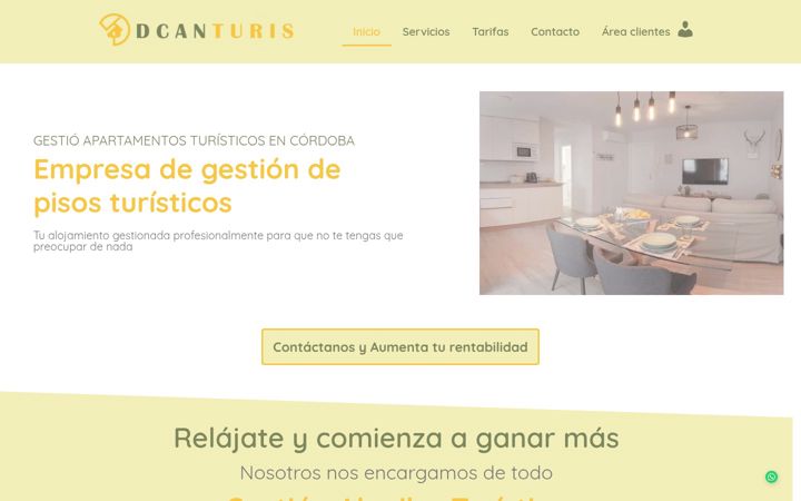 Screenshot von dcanturis.es