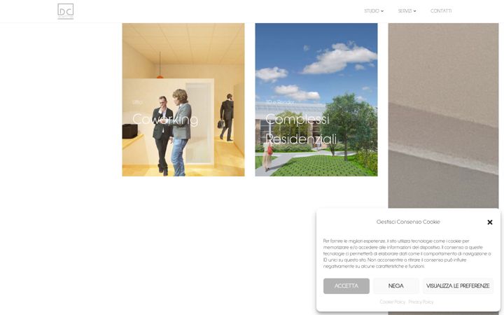 Screenshot of dcarchitetture.it