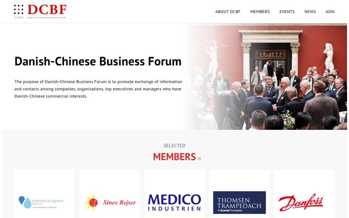 Screenshot of dcbf.dk