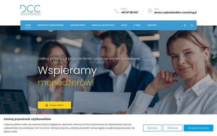 Screenshot van dcc-consulting.pl