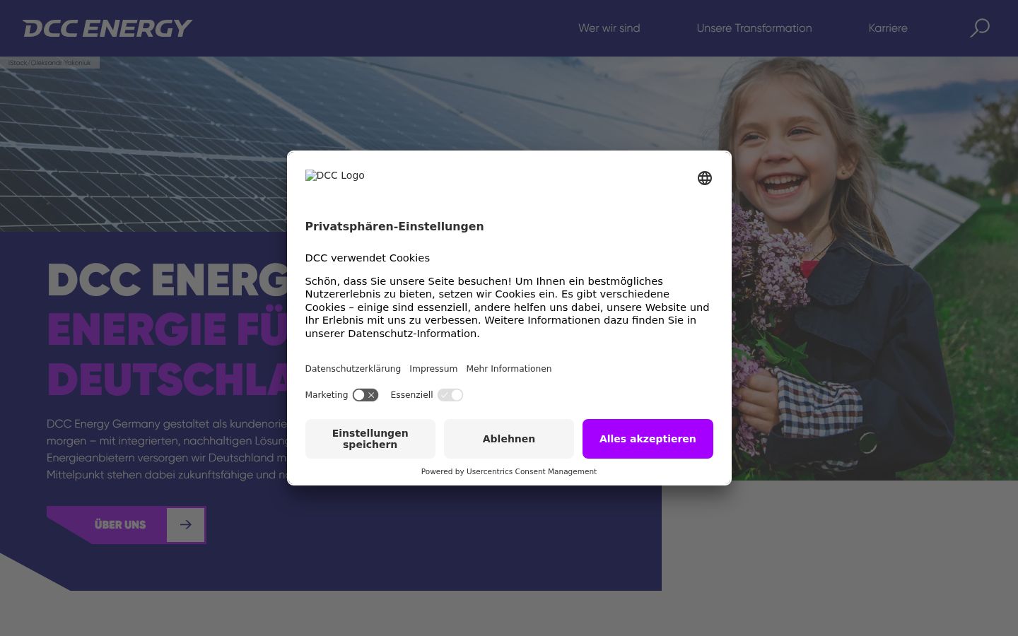 Ekraanipilt nõusolekubännerist, mida näidati enne mis tahes suhtlust
