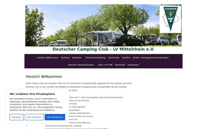 Screenshot of dcc-mittelrhein.de
