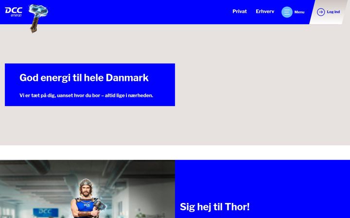 Screenshot of dccenergi.dk