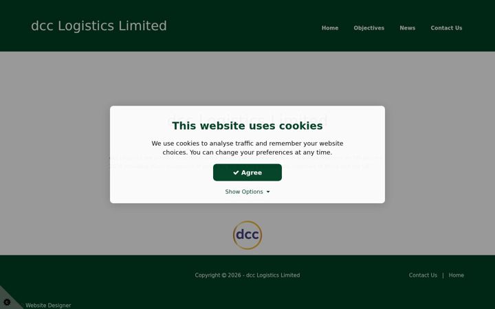Snimka zaslona za dcclogistics.uk