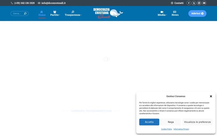 Snímek obrazovky dcconrotondi.it