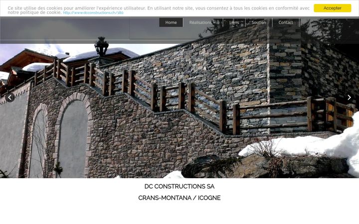 Screenshot of dcconstructions.ch