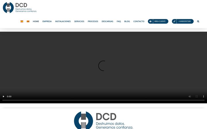 Screenshot ta' dcd.es