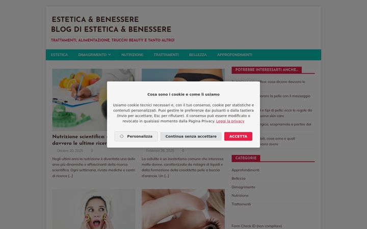 Screenshot of dcdestetica.it