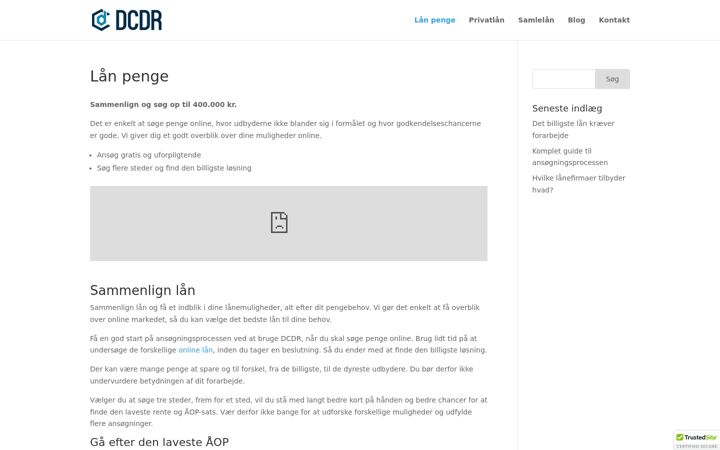 Screenshot of dcdr.dk