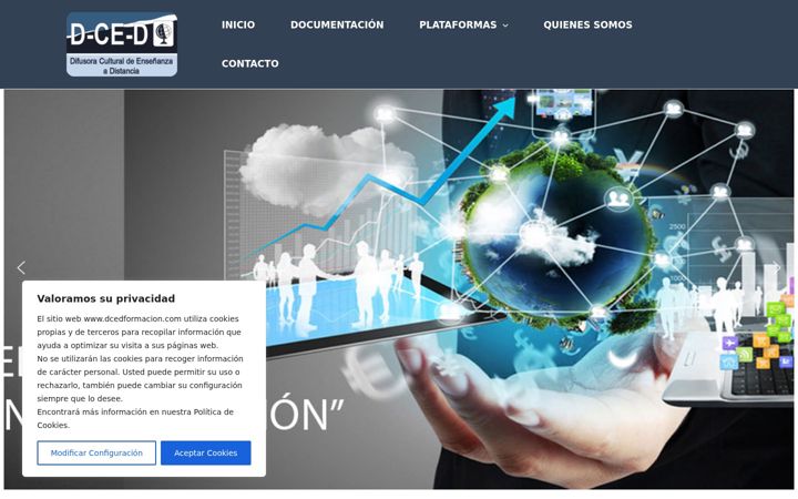 Screenshot of dcedformacion.com