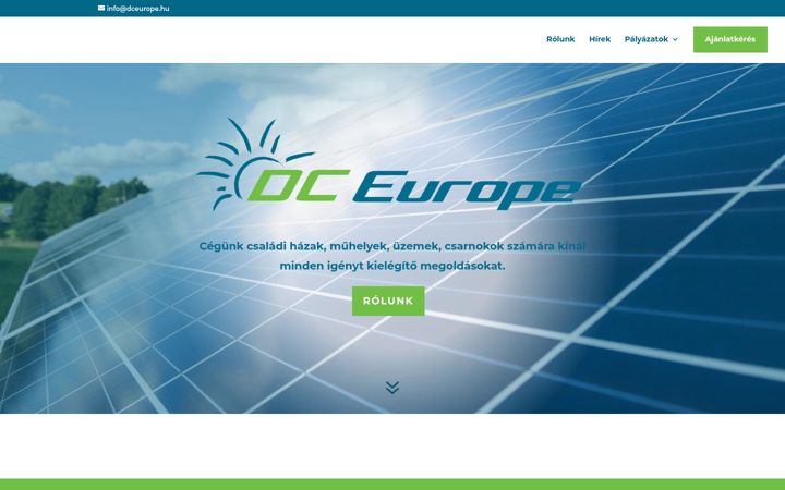 Zrzut ekranu dceurope.hu