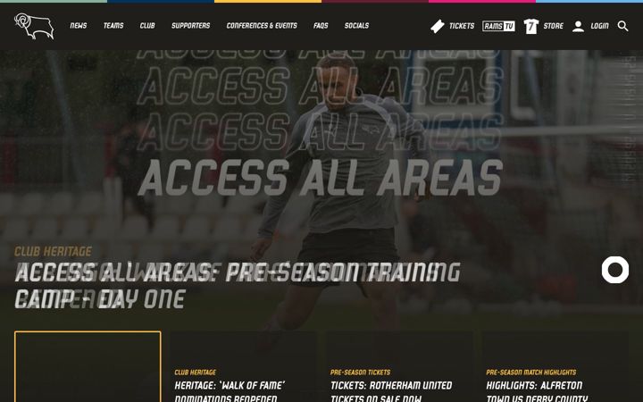 Screenshot of dcfc.co.uk