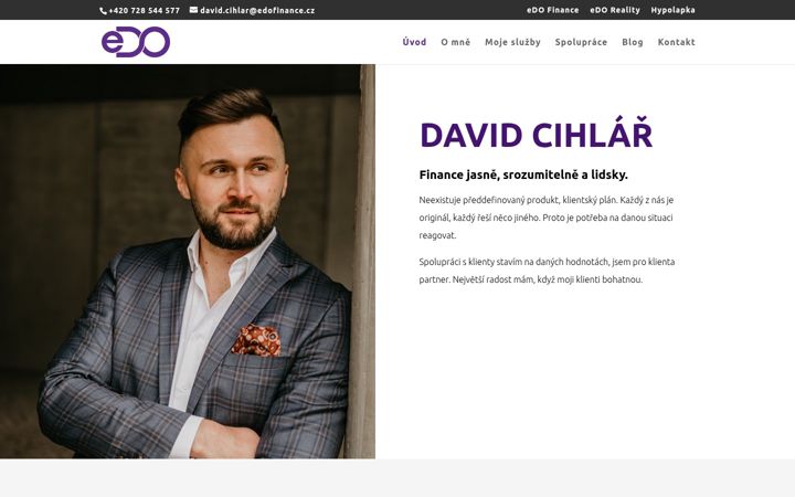 Екранна снимка на dcfinance.cz