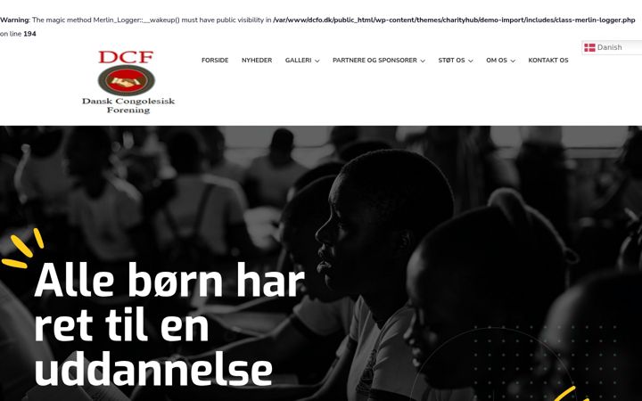 Screenshot of dcfo.dk