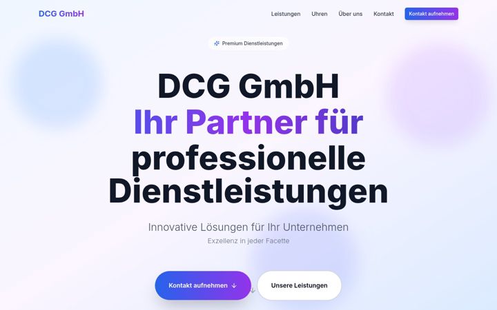 Screenshot of dcg-gmbh.com