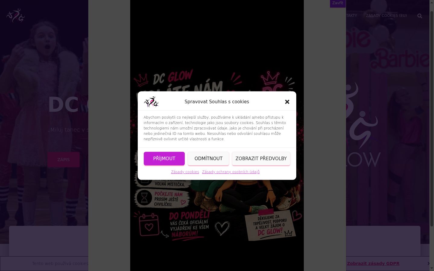 Screenshot van de toestemmingsbanner zoals getoond vóór enige interactie