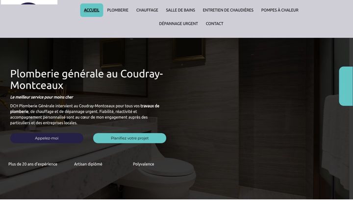Snímek obrazovky dch-plomberiegenerale.fr