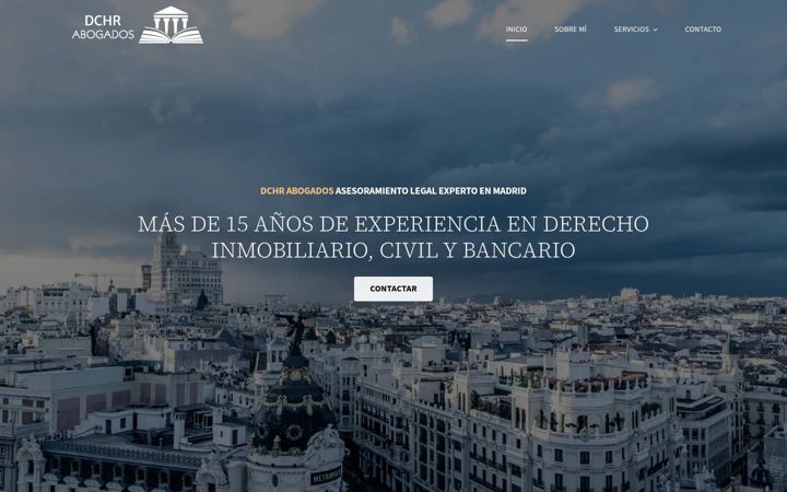 Screenshot of dchrabogados.com