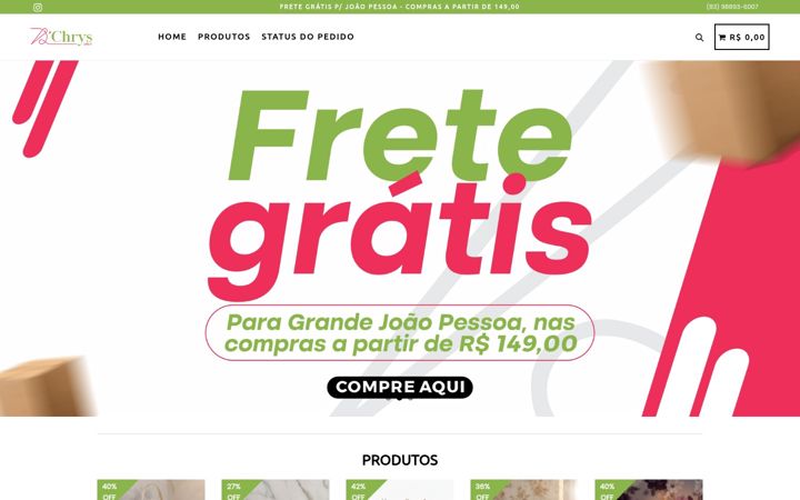 Képernyőkép: dchrysatelie.com.br