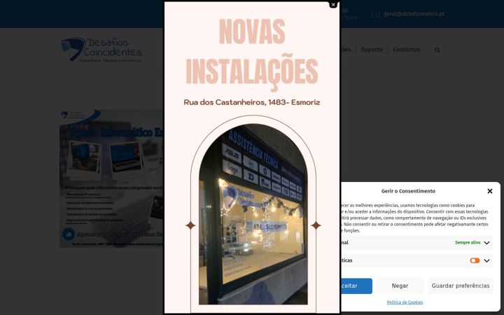 Screenshot of dcinformatica.pt