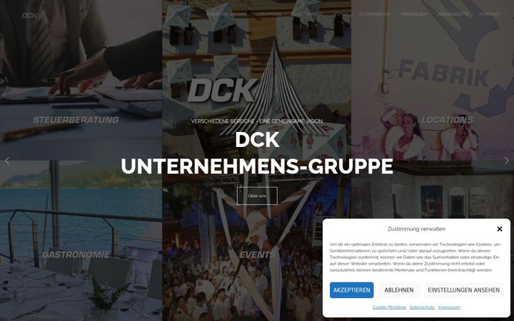 Screenshot of dck.at