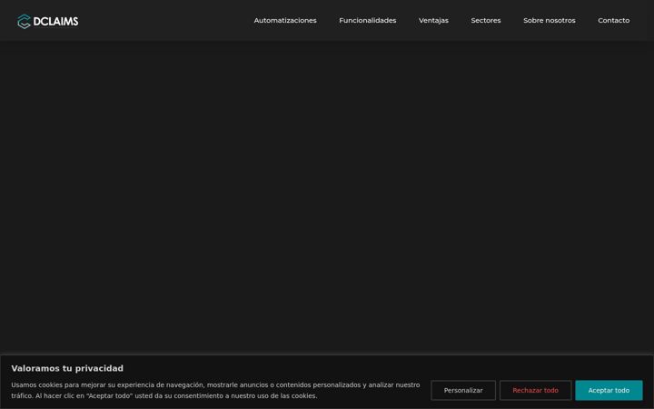 Screenshot of dclaims.com
