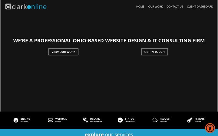 Screenshot of dclarkonline.com